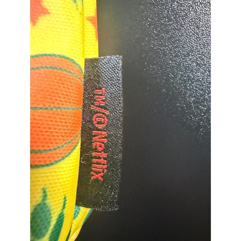 Stranger Things Hawkins High School Tigers Pencil Case Yellow Netflix Pouch Bag